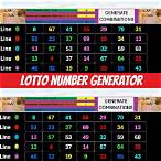 lottery generator number